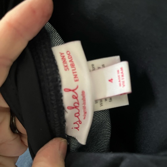 Dark Blue Women's Jeans maternity 4 - Picture 5 of 5